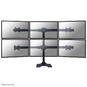 Neomounts by Newstar monitor desk mount - Freestanding - 8 kg - 25.4 cm (10") - 68.6 cm (27") - 100 x 100 mm - Black